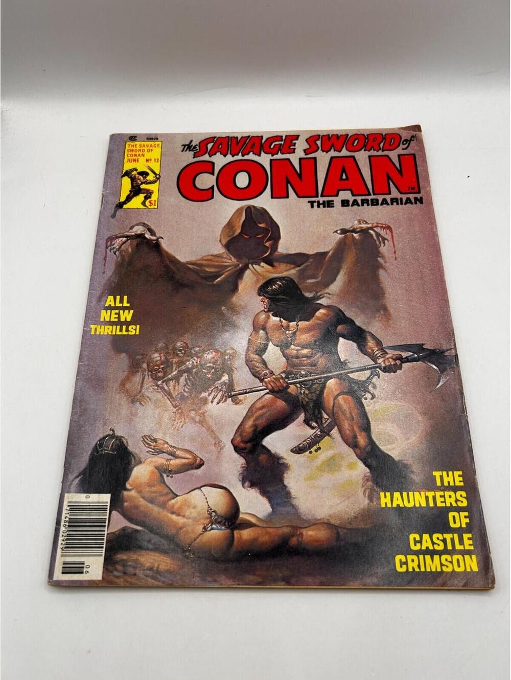 Savage Sword of Conan #12 Marvel Magazine 1970s Bronze Age Comic Complete